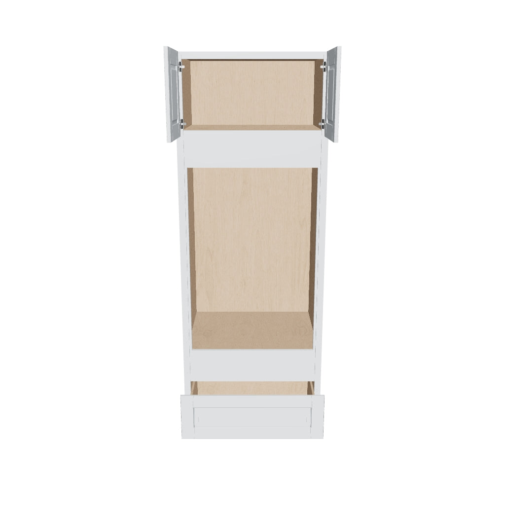 One (1) Bottom Drawer 33" W x 90" H x 27" D
