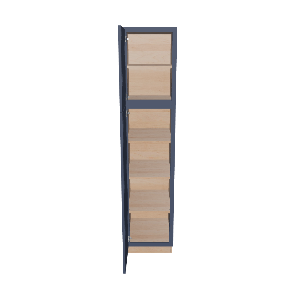 Modernform Cabinet Signature Blue 18" W X 84" H X 24" D Tall Pantry Cabinet