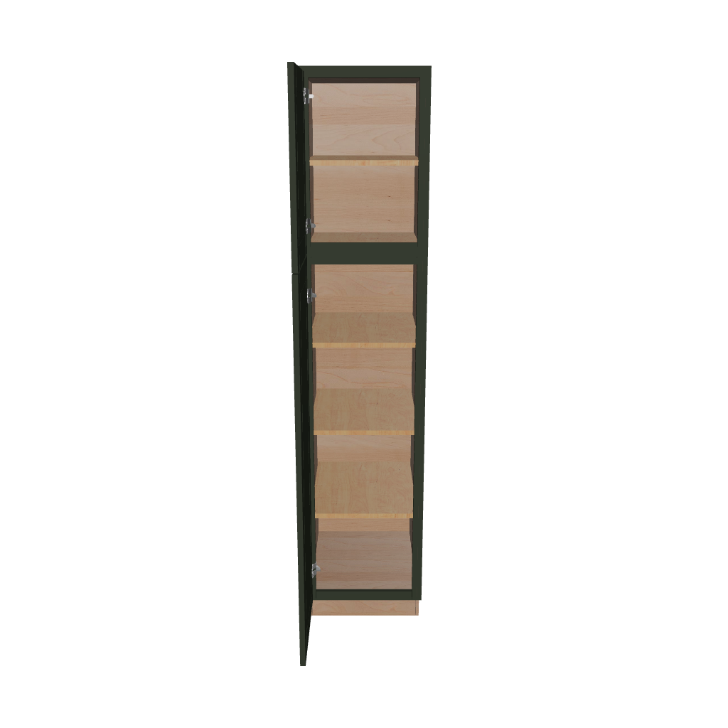 Modernform Cabinet Slim Sage Green 18" W X 84" H X 24" D Tall Pantry Cabinet