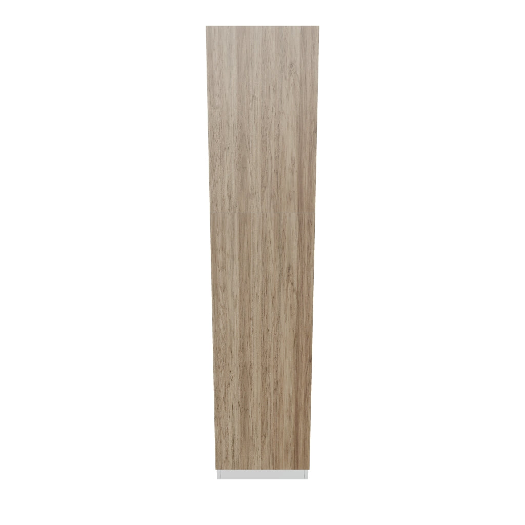 Modernform Cabinet Walnut 18" W X 84" H X 24" D Single Door Tall Pantry Cabinet