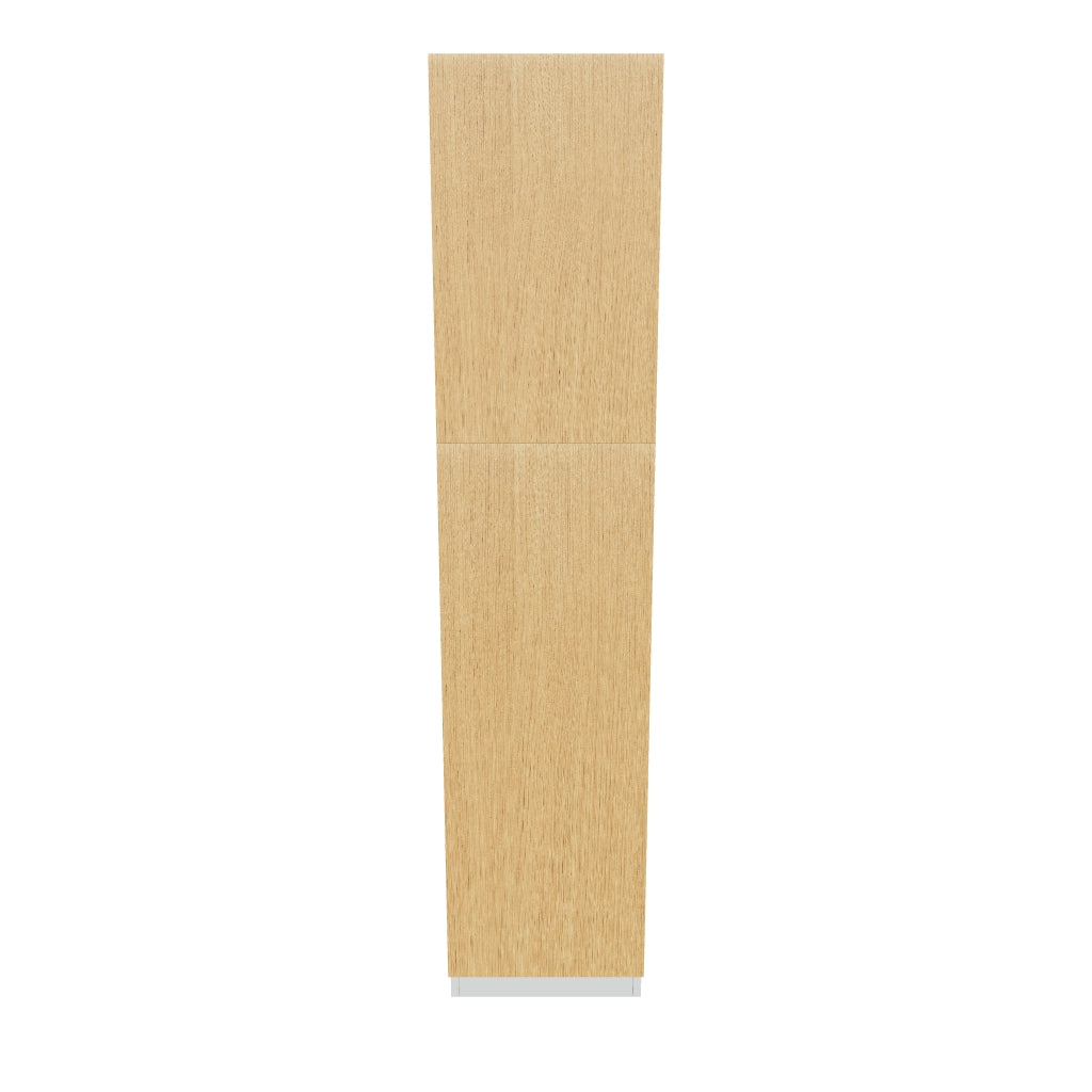 Modernform Cabinet Natural Oak 18" W X 84" H X 24" D Single Door Tall Pantry Cabinet