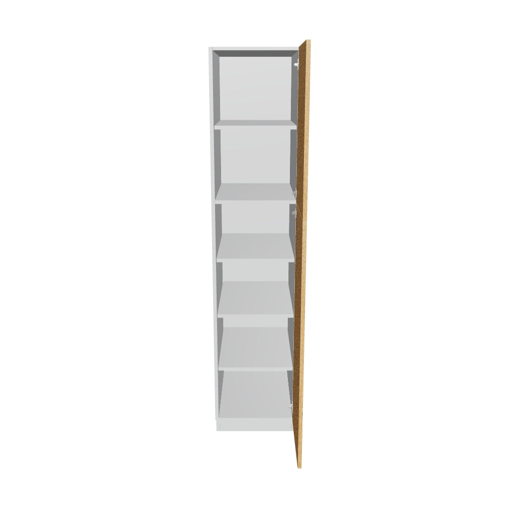 Modernform Cabinet Natural Oak 18" W X 84" H X 24" D Single Door Tall Pantry Cabinet
