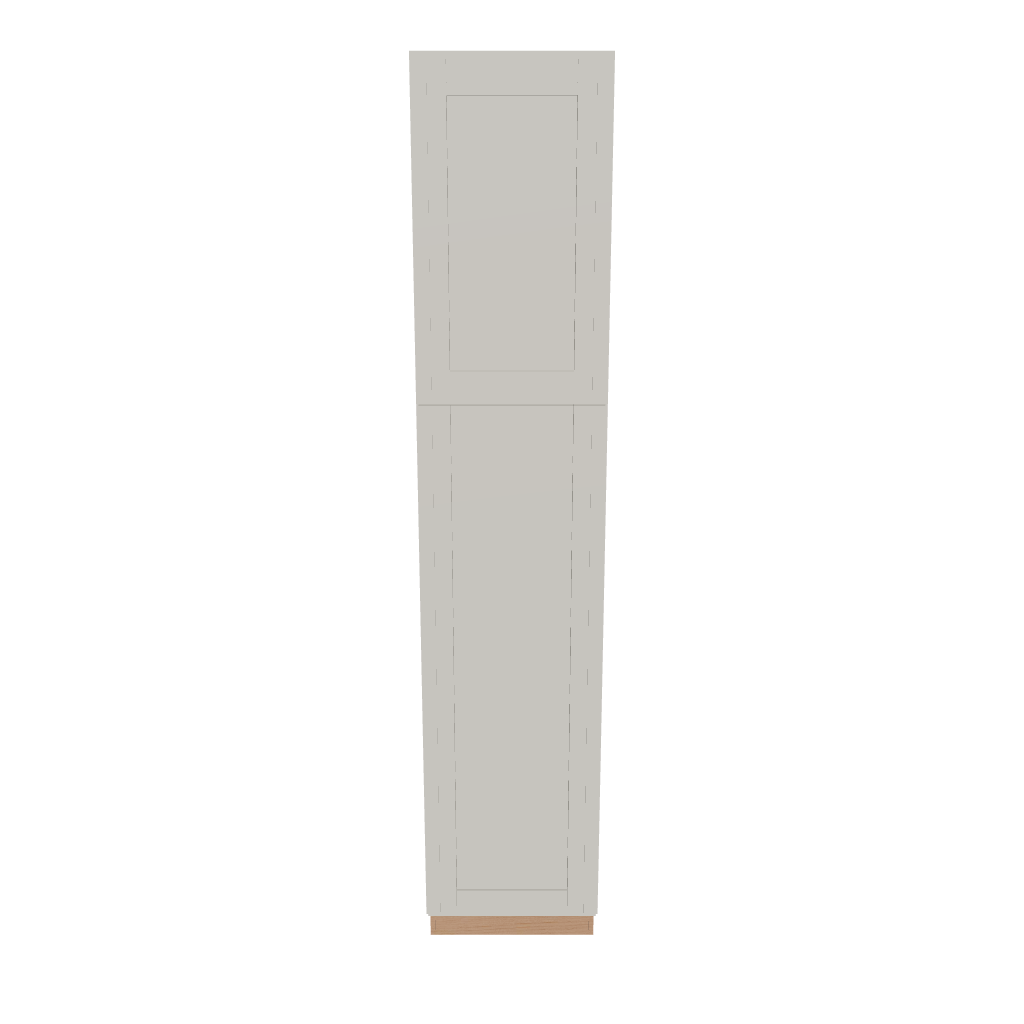 Modernform Cabinet Slim Dove White 18" W X 90" H X 24" D Tall Pantry Cabinet
