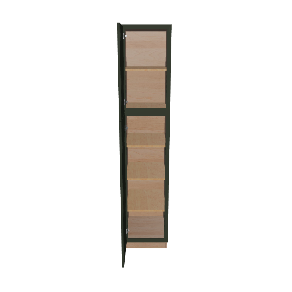 Modernform Cabinet Slim Sage Green 18" W X 90" H X 24" D Tall Pantry Cabinet
