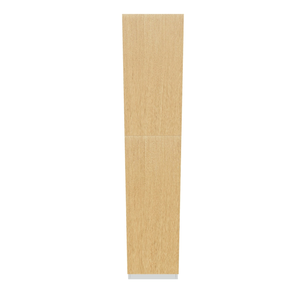 Modernform Cabinet Natural Oak 18" W X 90" H X 24" D Single Door Tall Pantry Cabinet