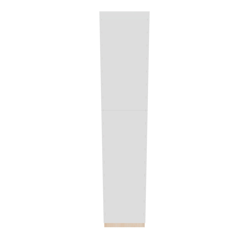 Modernform Cabinet Gloss White 18" W X 90" H X 24" D Single Door Tall Pantry Cabinet