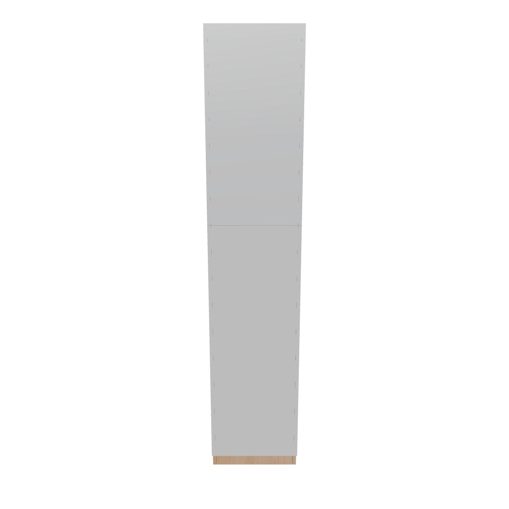 Modernform Cabinet Matte White 18" W X 90" H X 24" D Single Door Tall Pantry Cabinet