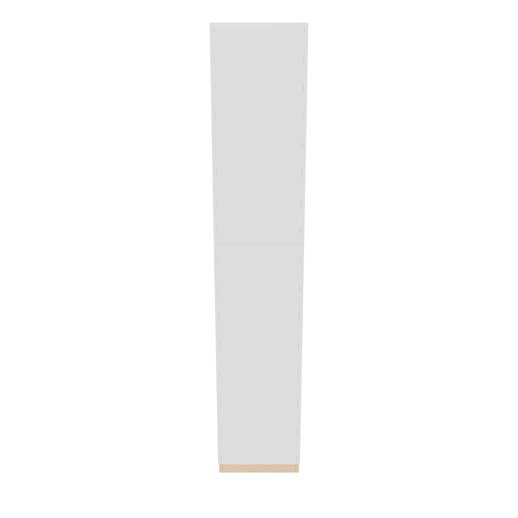 Modernform Cabinet Gloss White 18" W X 96" H X 24" D Single Door Tall Pantry Cabinet