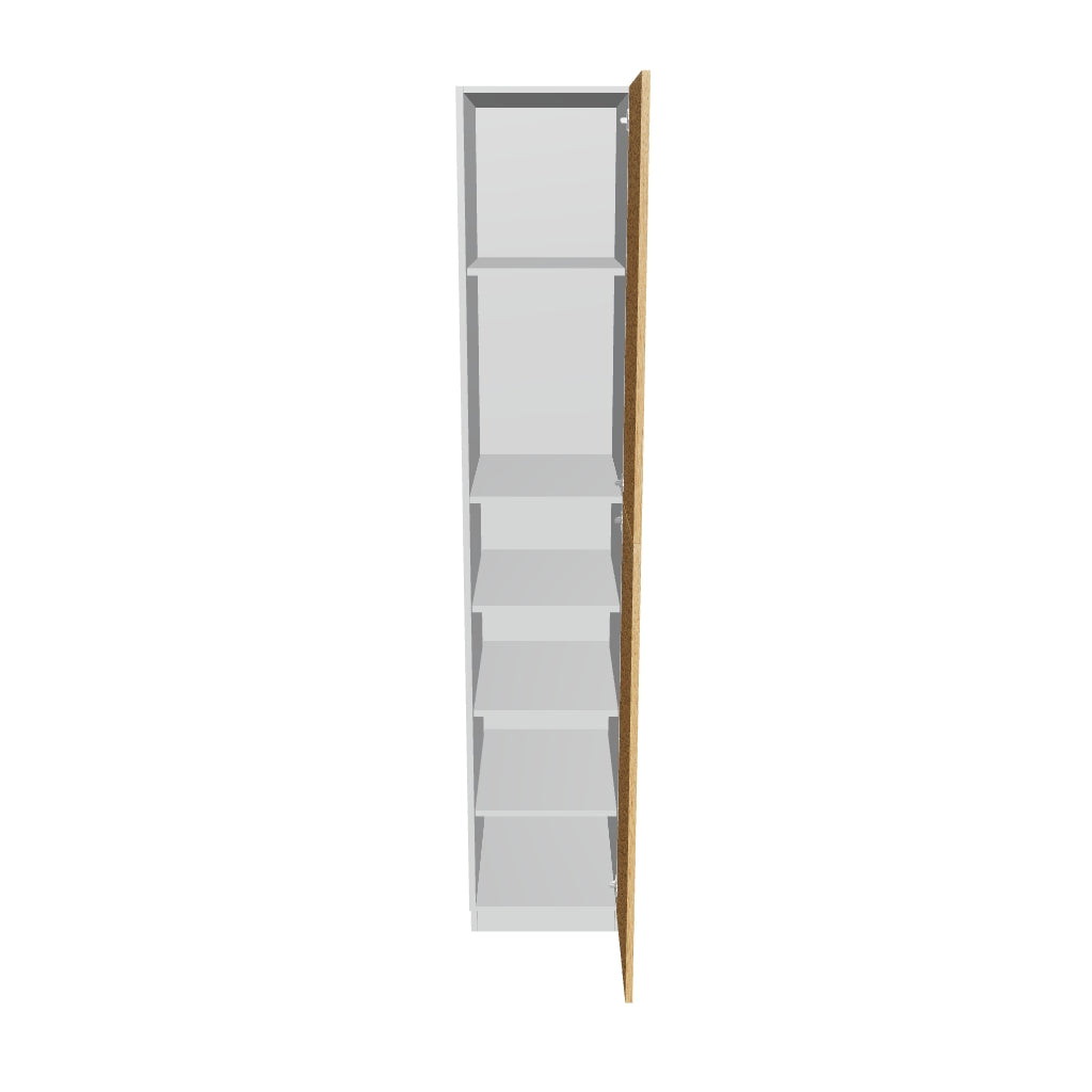 Modernform Cabinet Natural Oak 18" W X 96" H X 24" D Single Door Tall Pantry Cabinet