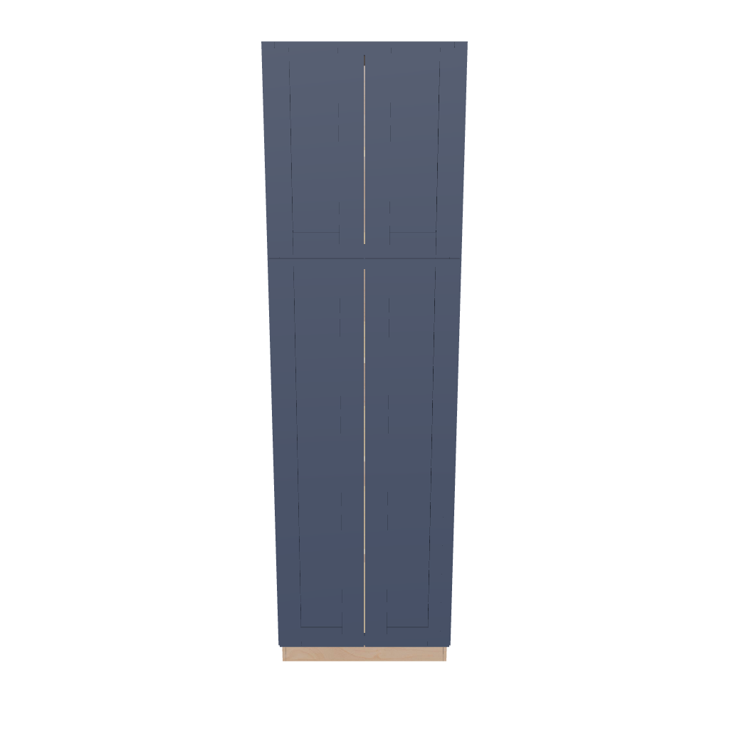 Modernform Cabinet Signature Blue 24" W X 84" H X 24" D Tall Pantry Cabinet