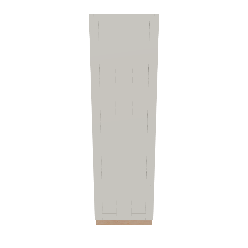Modernform Cabinet Slim Dove White 24" W X 84" H X 24" D Tall Pantry Cabinet