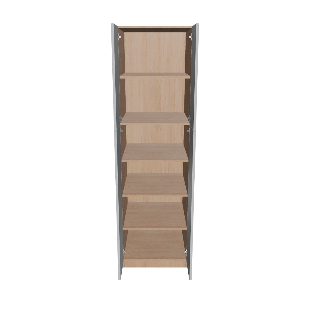 Modernform Cabinet Matte White 24" W X 84" H X 24" D Double Door Tall Pantry Cabinet