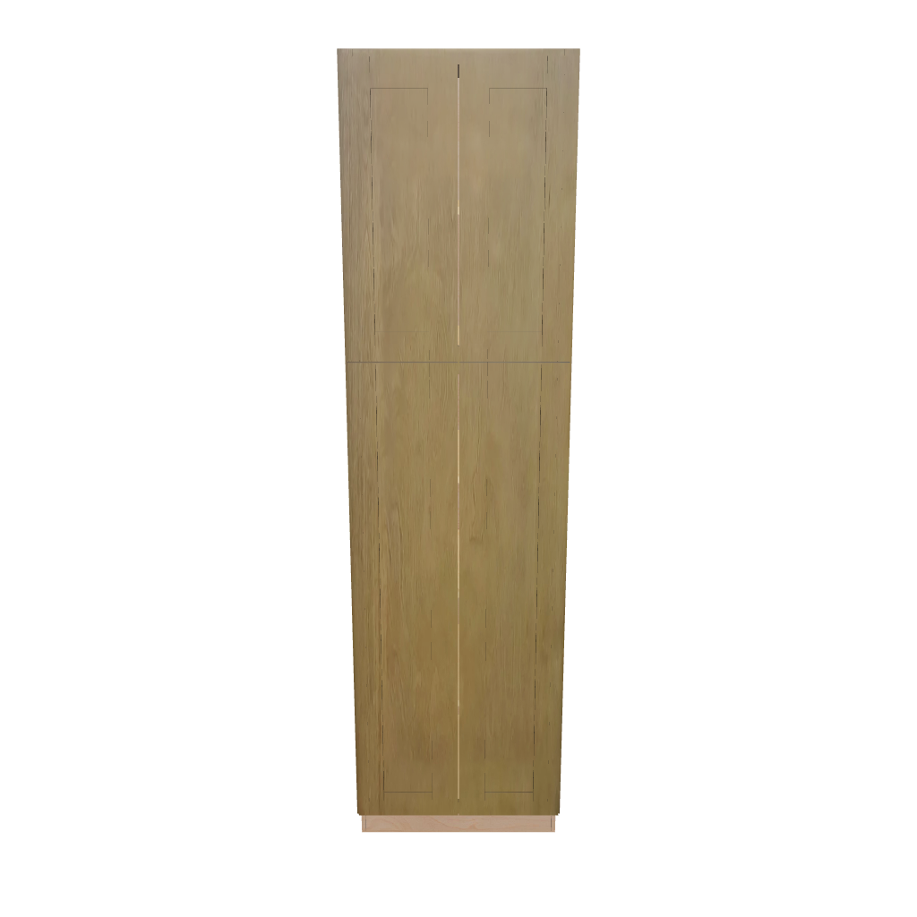 Modernform Cabinet Natural Shaker 24" W X 90" H X 24" D Tall Pantry Cabinet