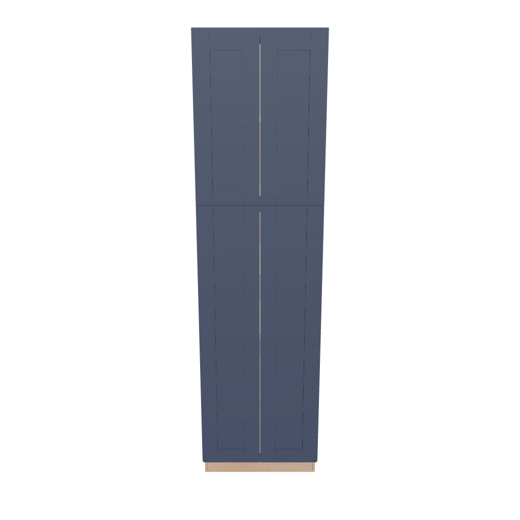 Modernform Cabinet Signature Blue 24" W X 90" H X 24" D Tall Pantry Cabinet