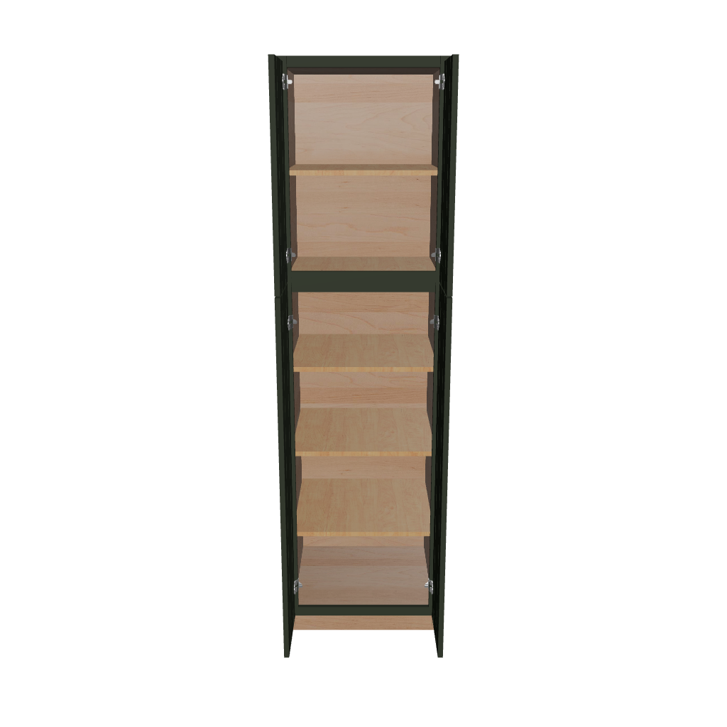 Modernform Cabinet Slim Sage Green 24" W X 90" H X 24" D Tall Pantry Cabinet