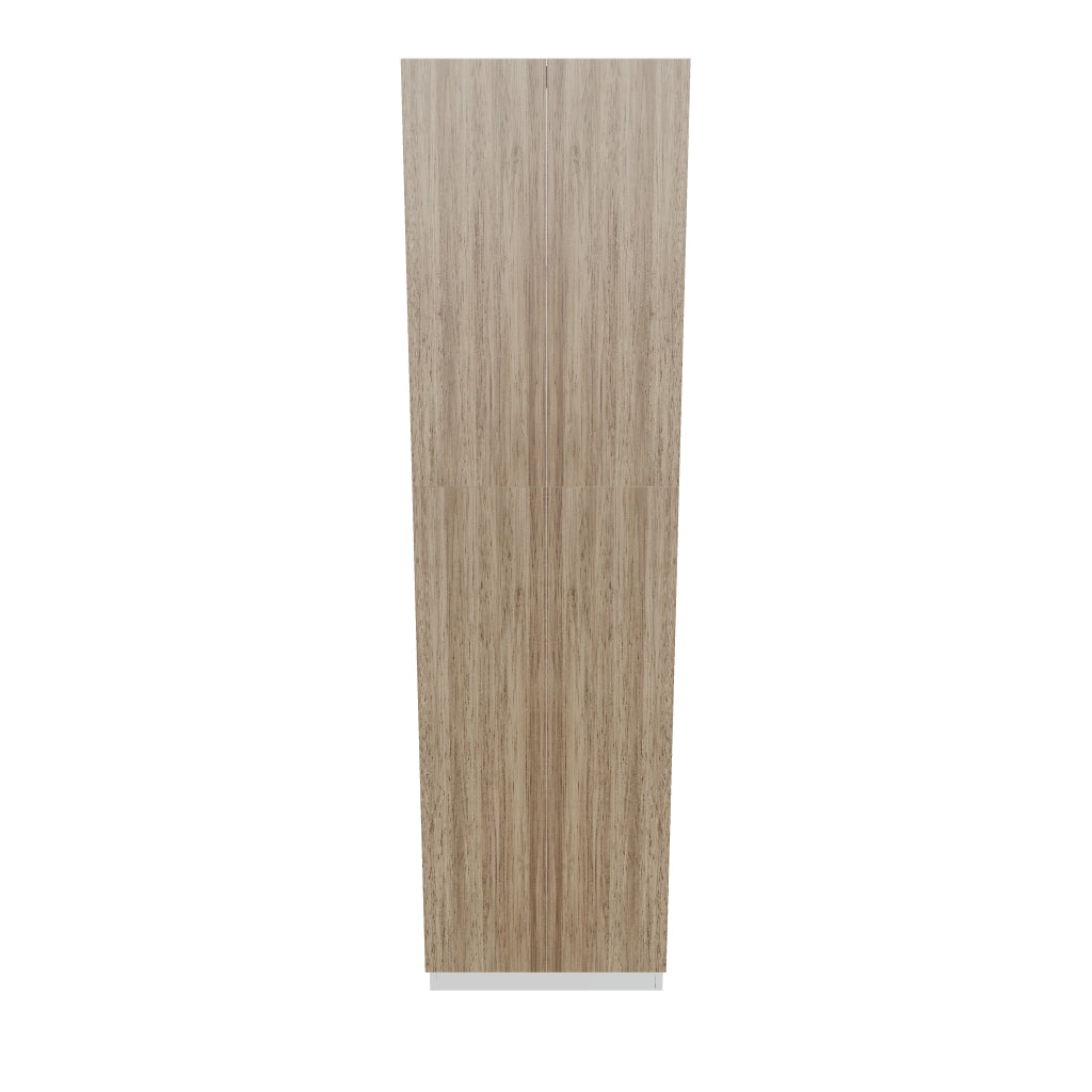 Modernform Cabinet Walnut 24" W X 90" H X 24" D Double Door Tall Pantry Cabinet
