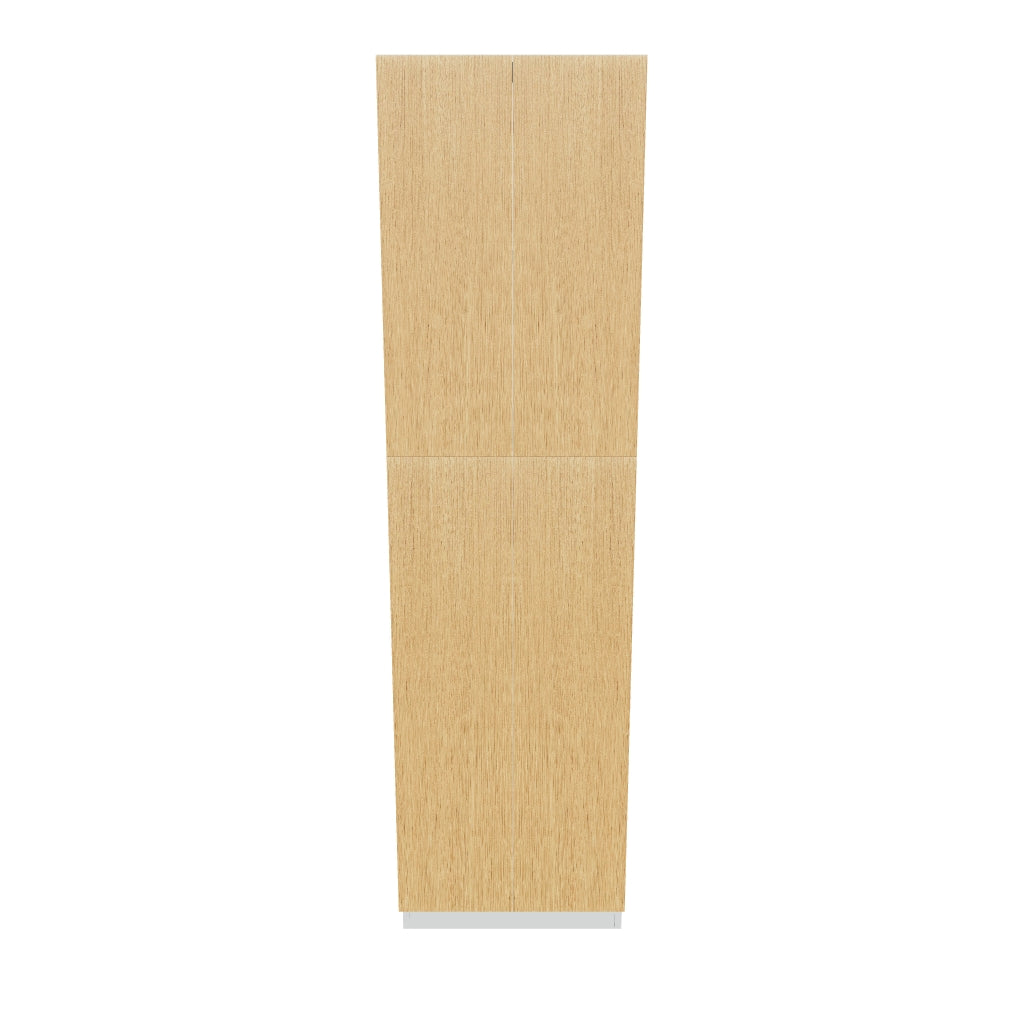 Modernform Cabinet Natural Oak 24" W X 90" H X 24" D Double Door Tall Pantry Cabinet