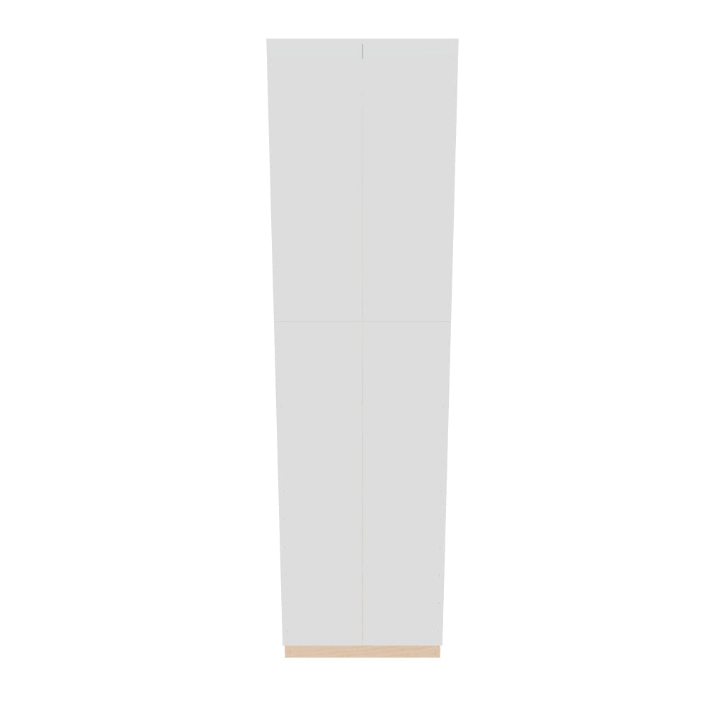 Modernform Cabinet Gloss White 24" W X 90" H X 24" D Double Door Tall Pantry Cabinet