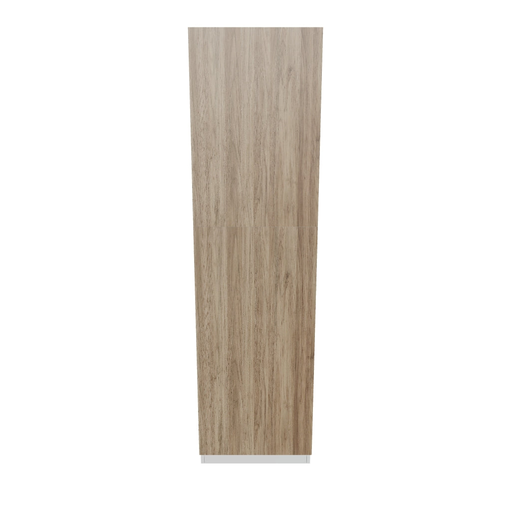 Modernform Cabinet Walnut 24" W X 90" H X 24" D Single Door Tall Pantry Cabinet