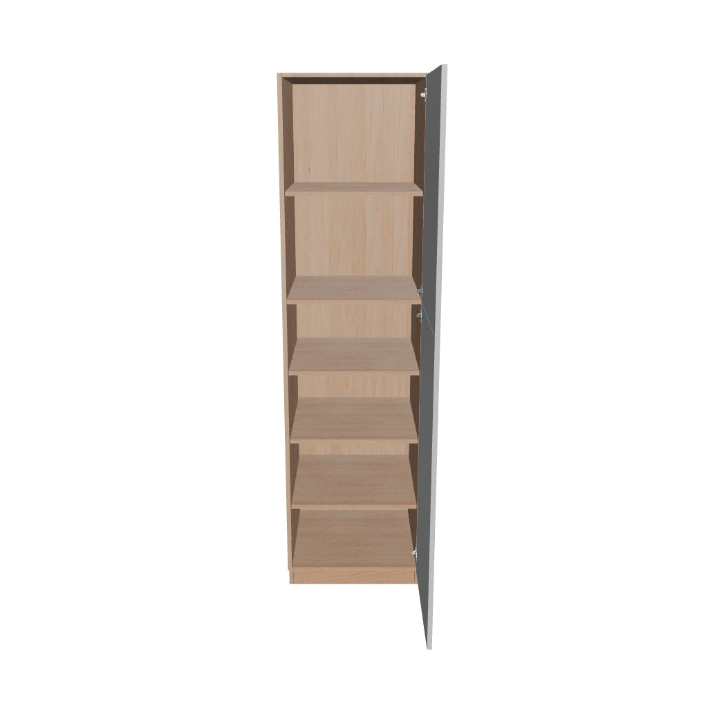 Modernform Cabinet Matte White 24" W X 90" H X 24" D Single Door Tall Pantry Cabinet