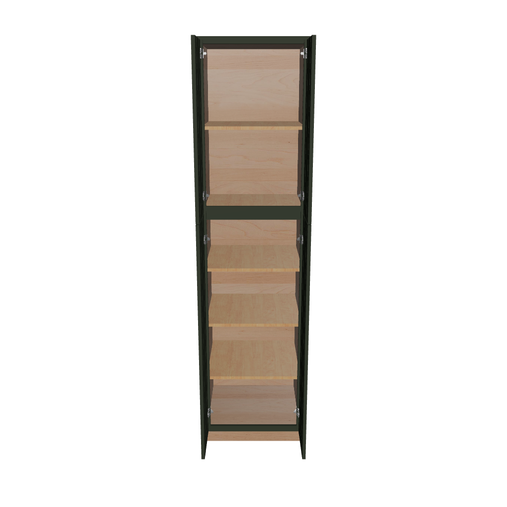 Modernform Cabinet Slim Sage Green 24" W X 96" H X 24" D Tall Pantry Cabinet