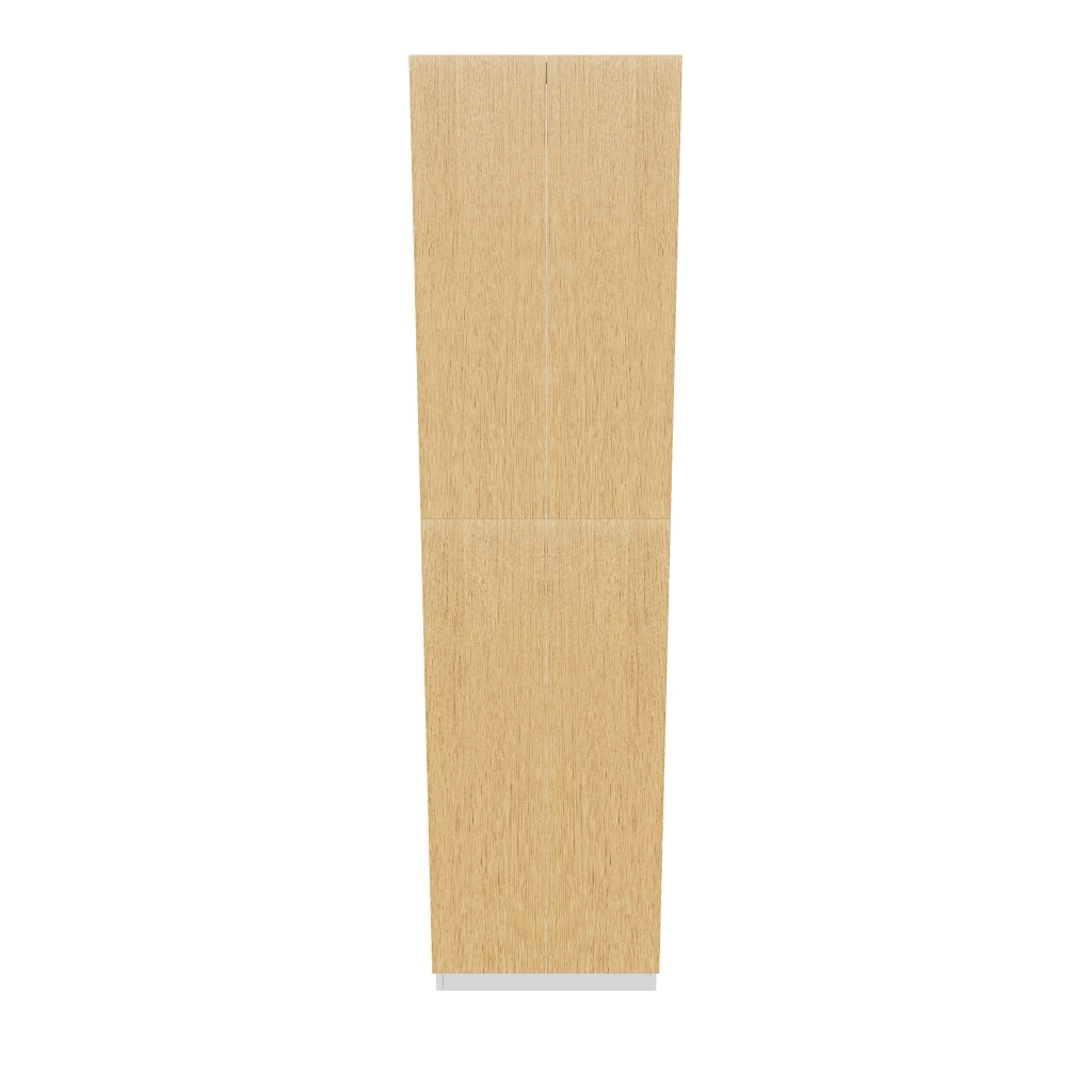 Modernform Cabinet Natural Oak 24" W X 96" H X 24" D Double Door Tall Pantry Cabinet