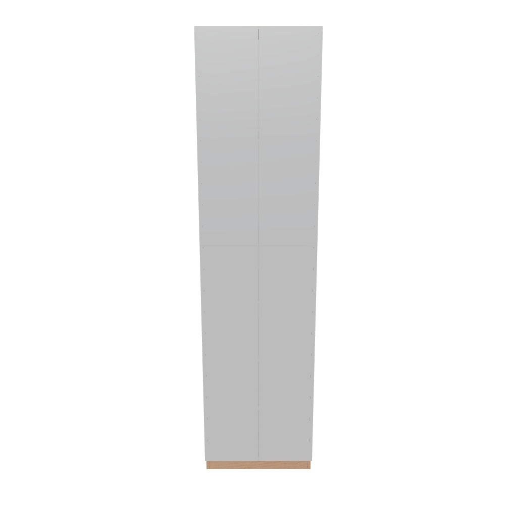 Modernform Cabinet Matte White 24" W X 96" H X 24" D Double Door Tall Pantry Cabinet
