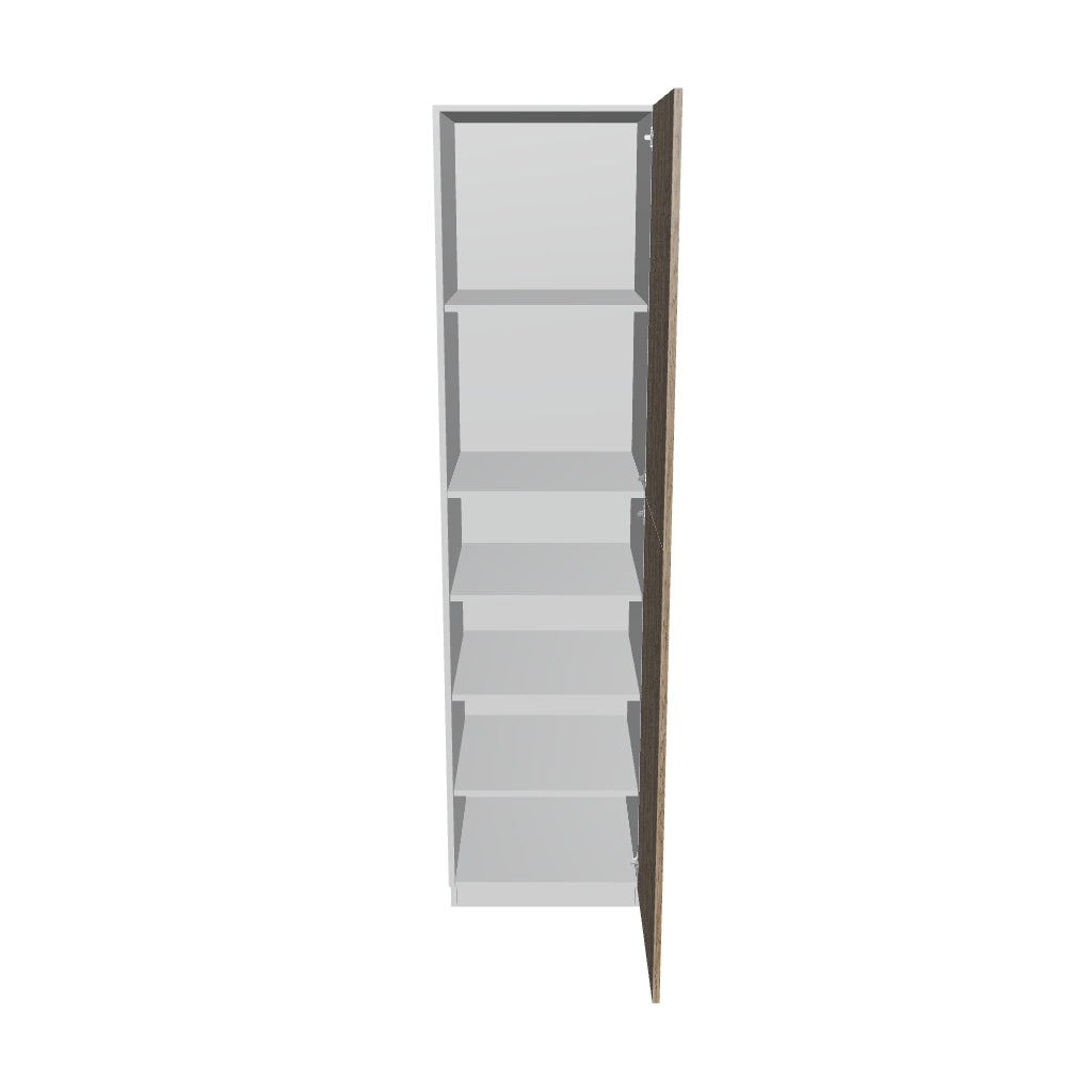 Modernform Cabinet Walnut 24" W X 96" H X 24" D Single Door Tall Pantry Cabinet