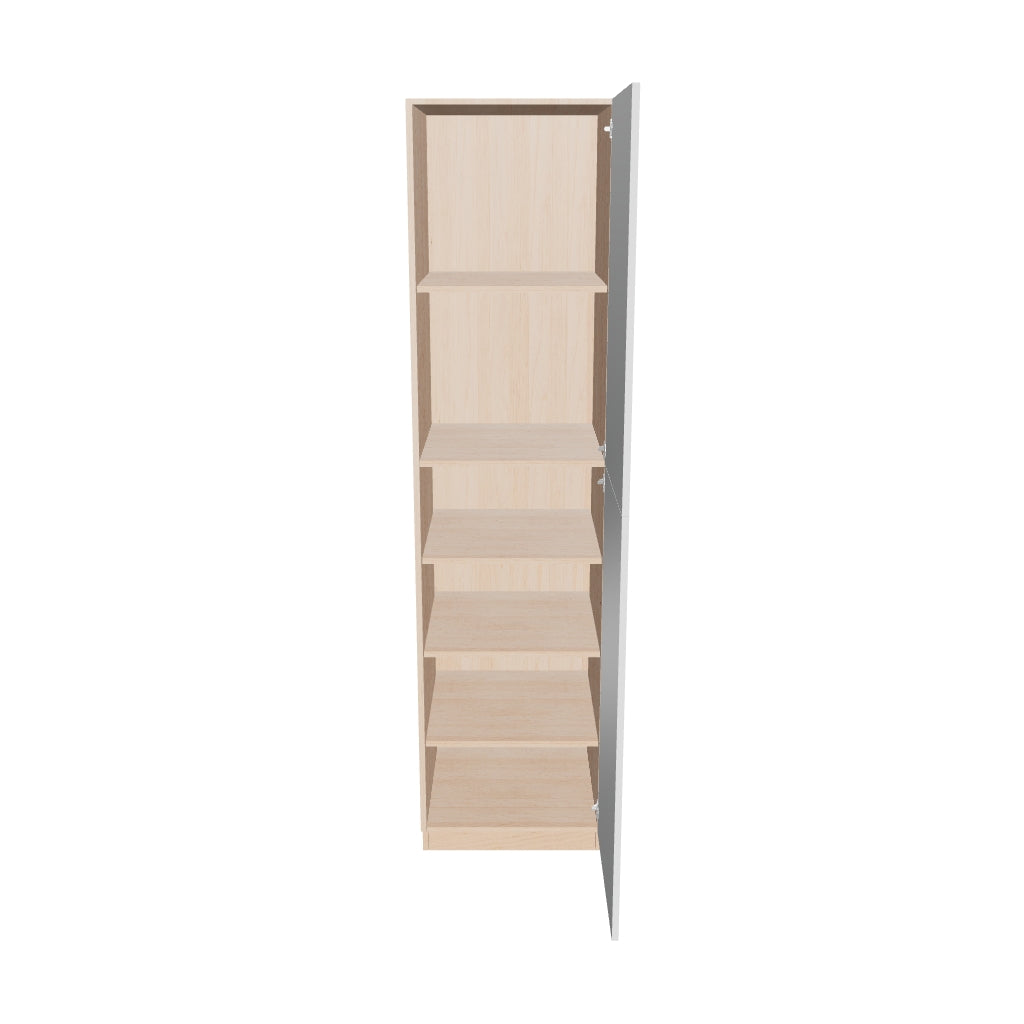 Modernform Cabinet Gloss White 24" W X 96" H X 24" D Single Door Tall Pantry Cabinet