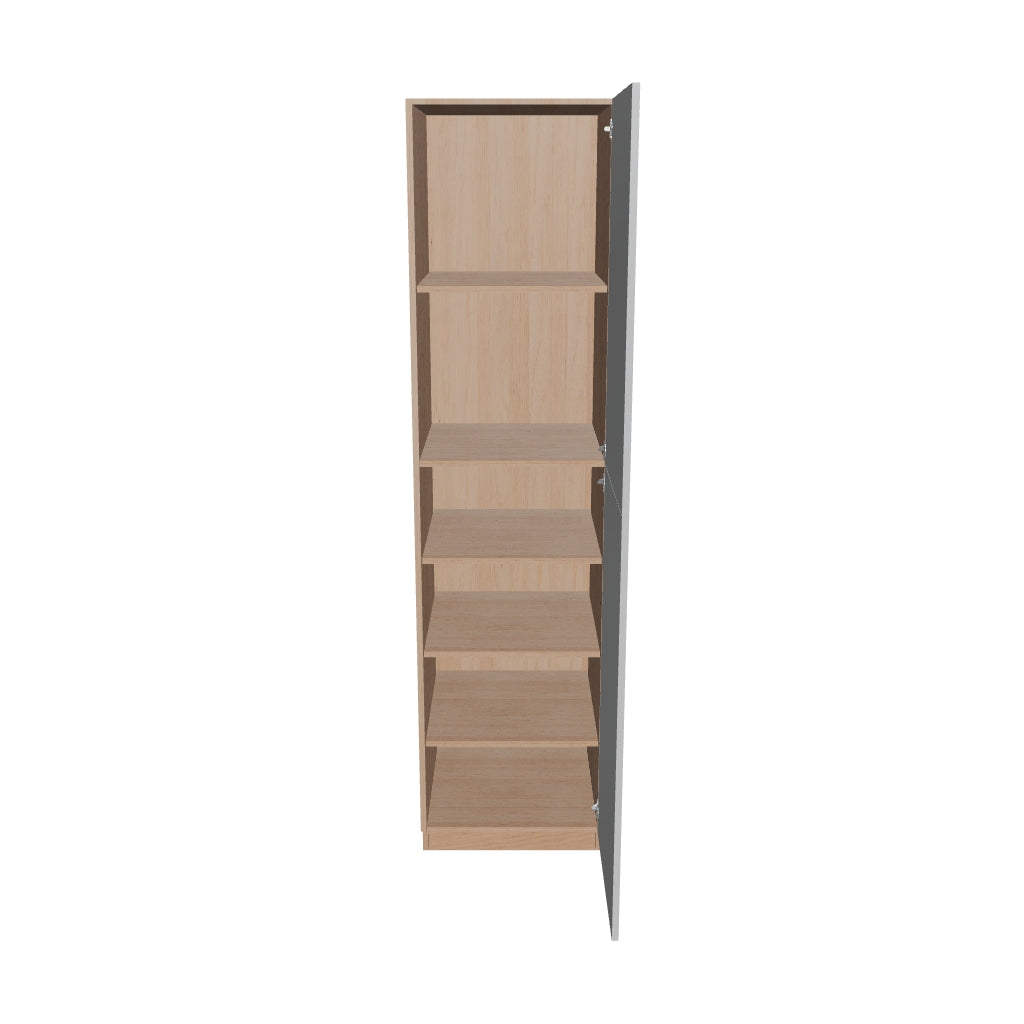 Modernform Cabinet Matte White 24" W X 96" H X 24" D Single Door Tall Pantry Cabinet