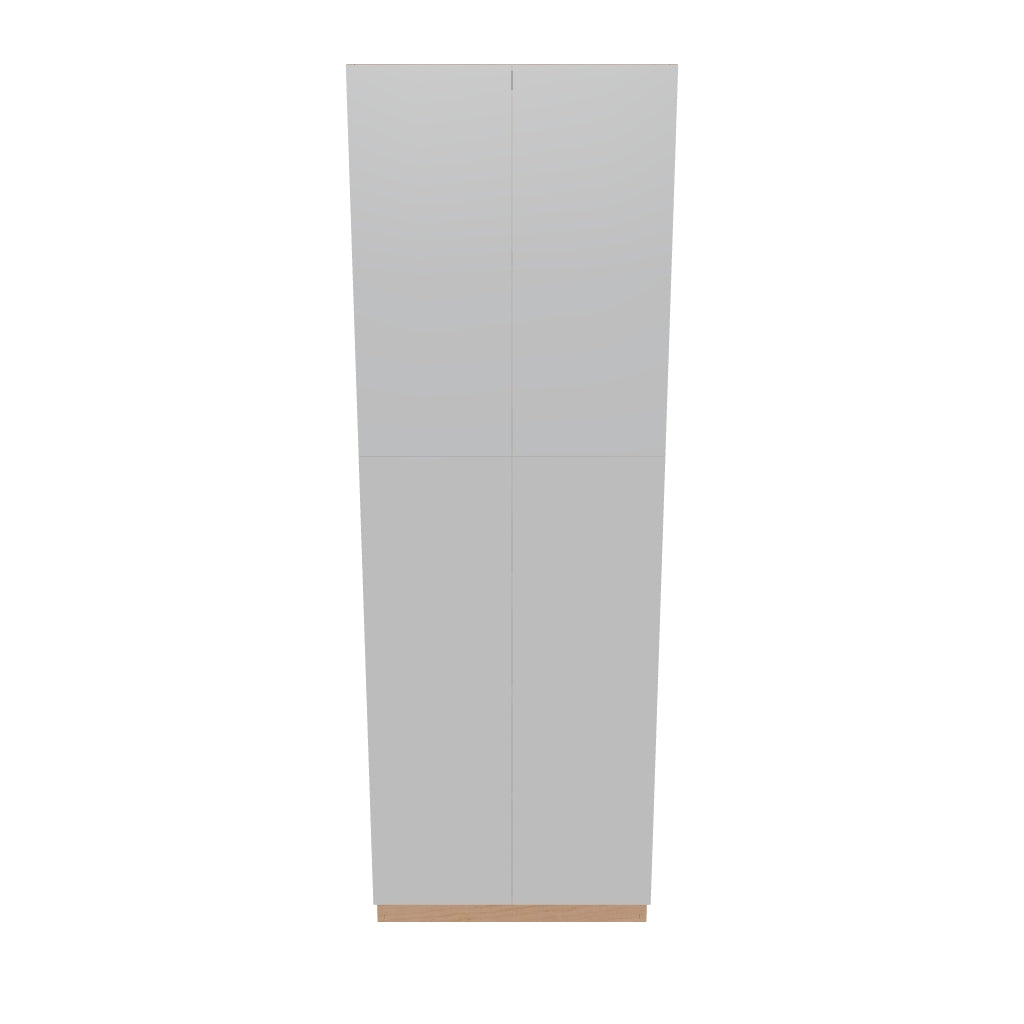 Modernform Cabinet Matte White 30" W X 90" H X 24" D Double Door Tall Pantry Cabinet