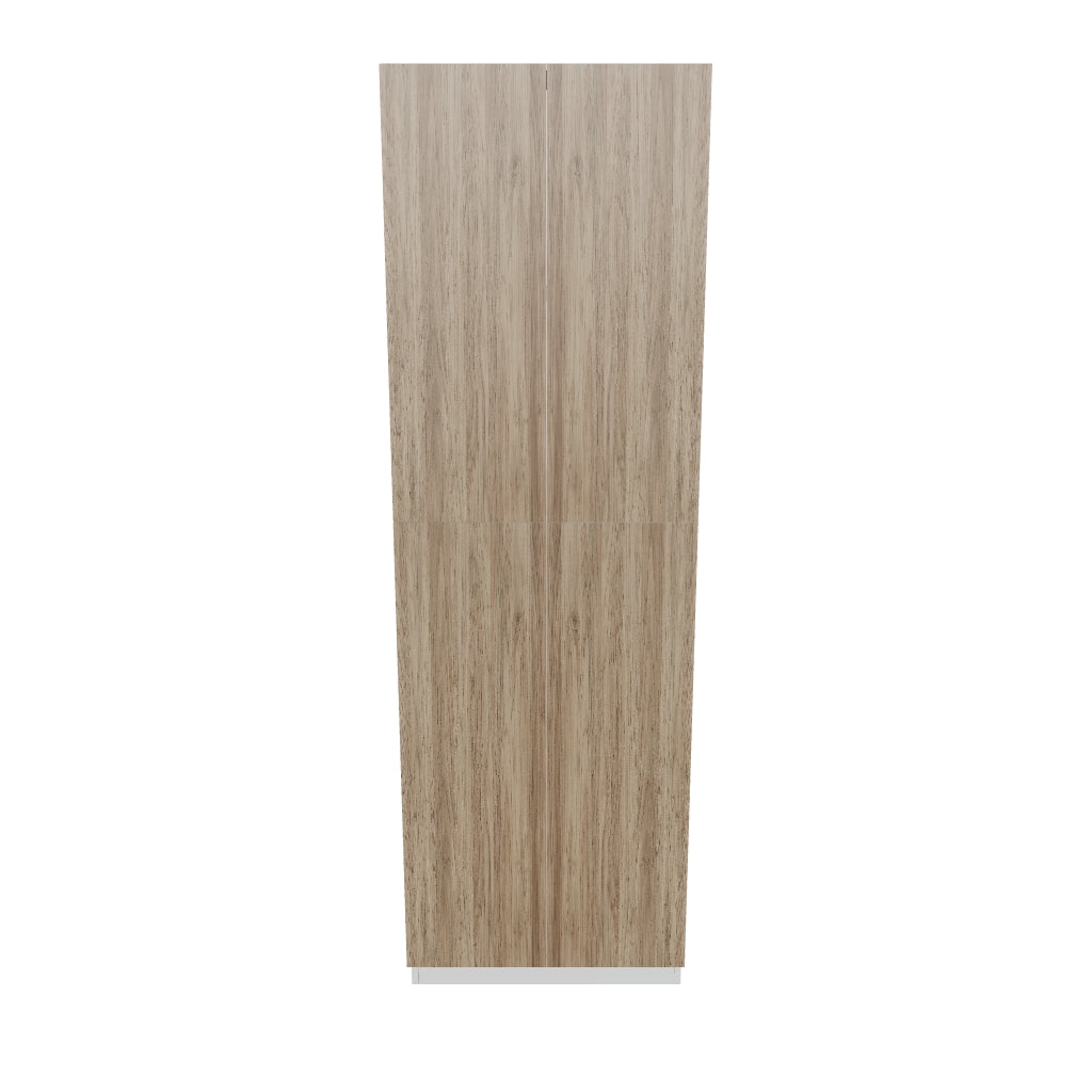 Modernform Cabinet Walnut 30" W X 96" H X 24" D Double Door Tall Pantry Cabinet