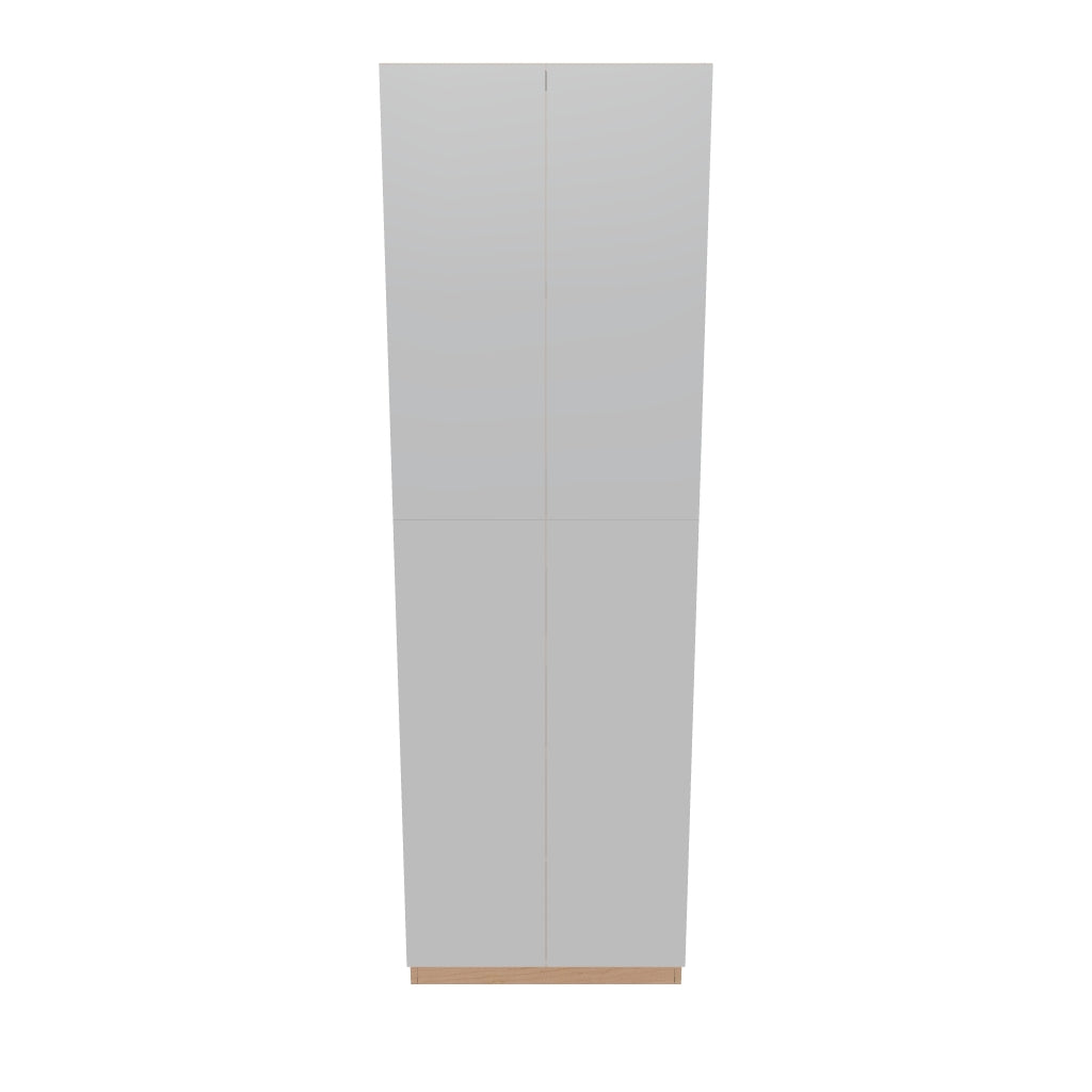 Modernform Cabinet Matte White 30" W X 96" H X 24" D Double Door Tall Pantry Cabinet