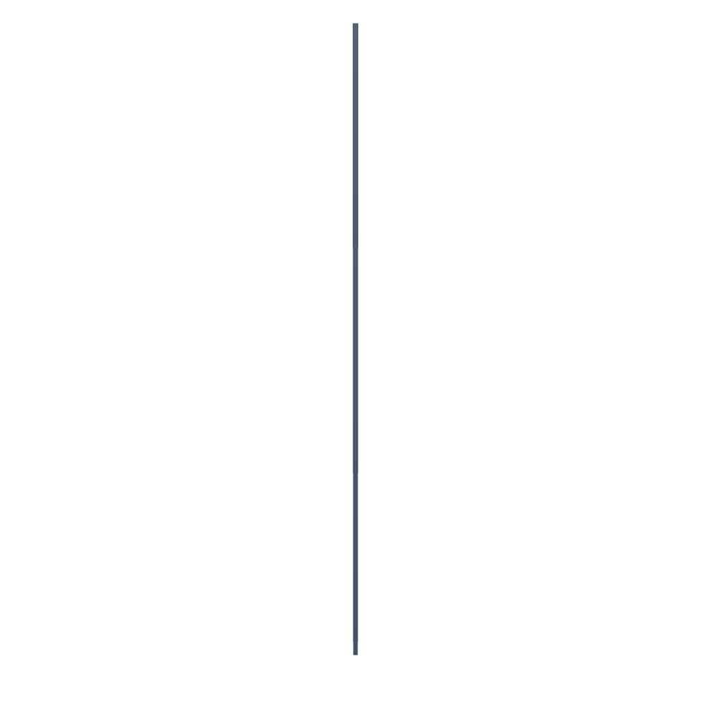 4" W X 96" H X 24" D Tall End Panel