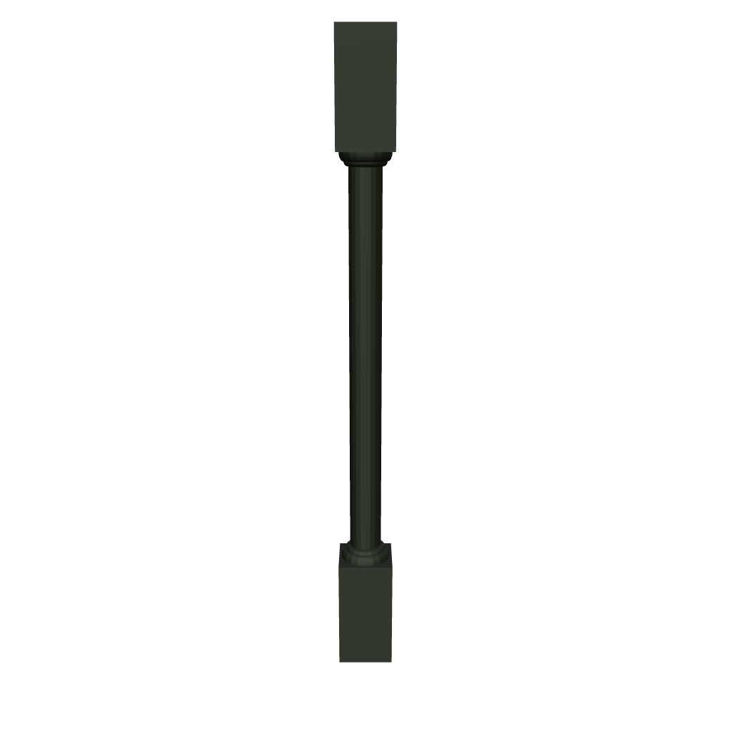 2" H X 3" D Turn Post