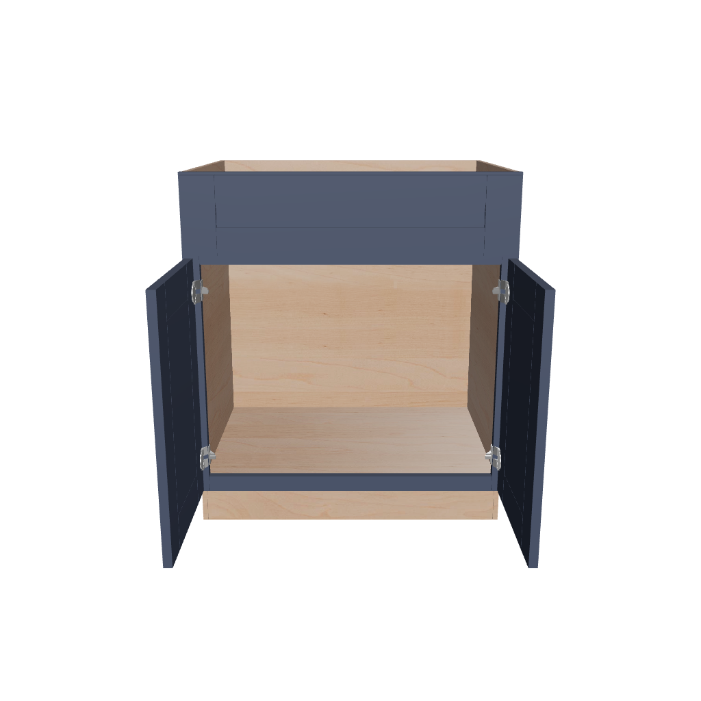 2" H X 24" D Double Door Sink Base Cabinet