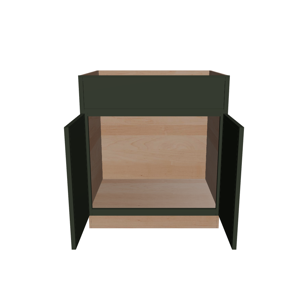 2" H X 24" D Double Door Sink Base Cabinet