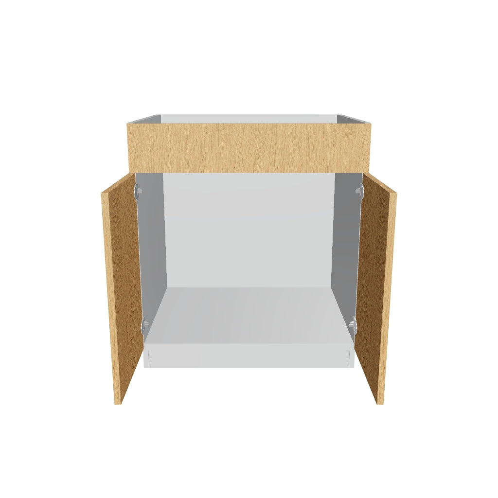 2" H X 24" D Double Door Sink Base Cabinet