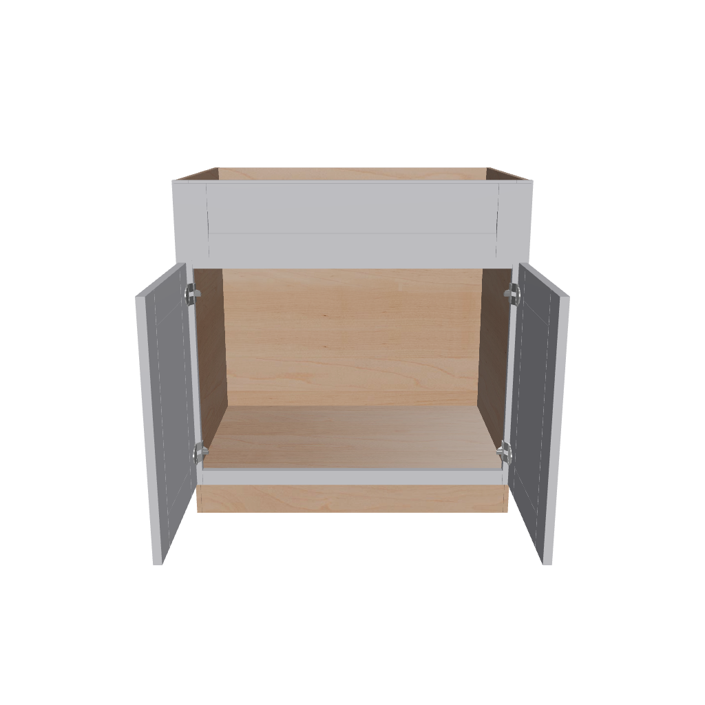 2" H X 24" D Double Door Sink Base Cabinet