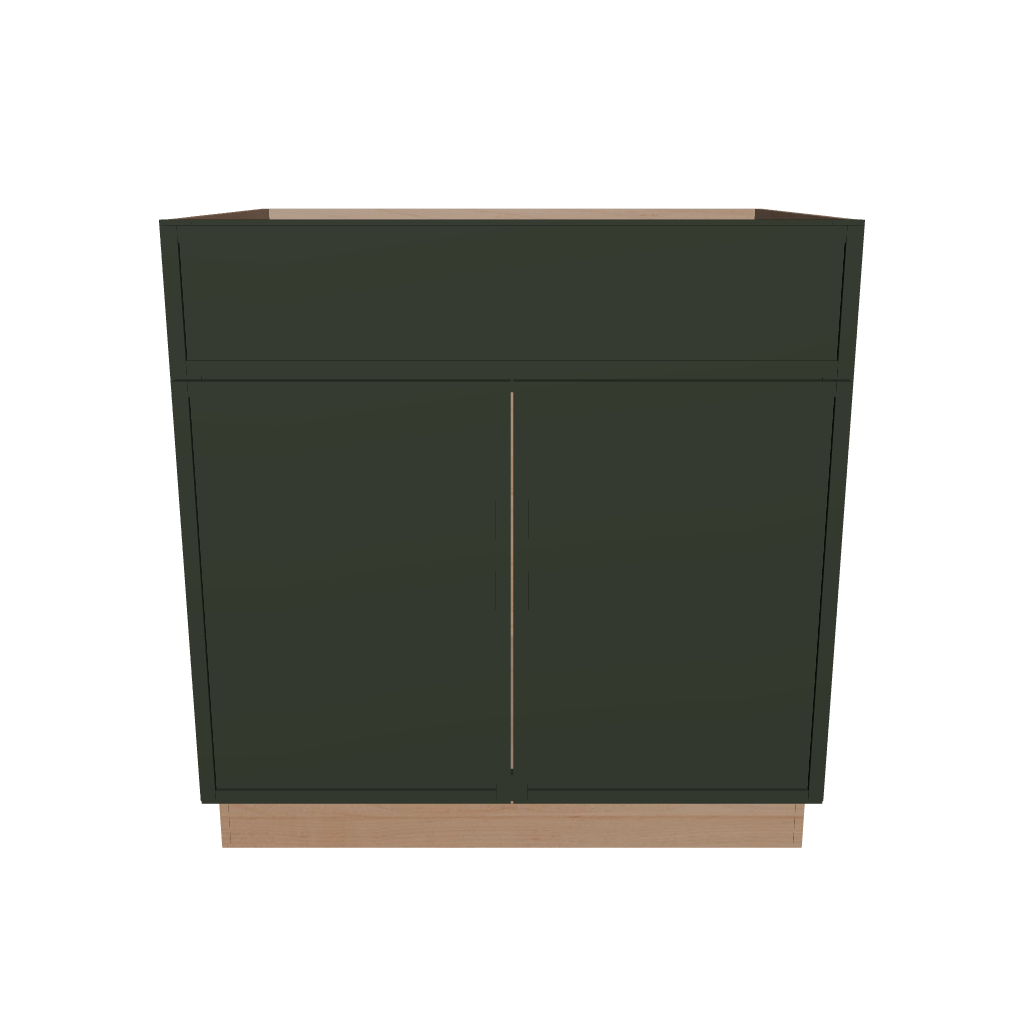 2" H X 24" D Double Door Sink Base Cabinet
