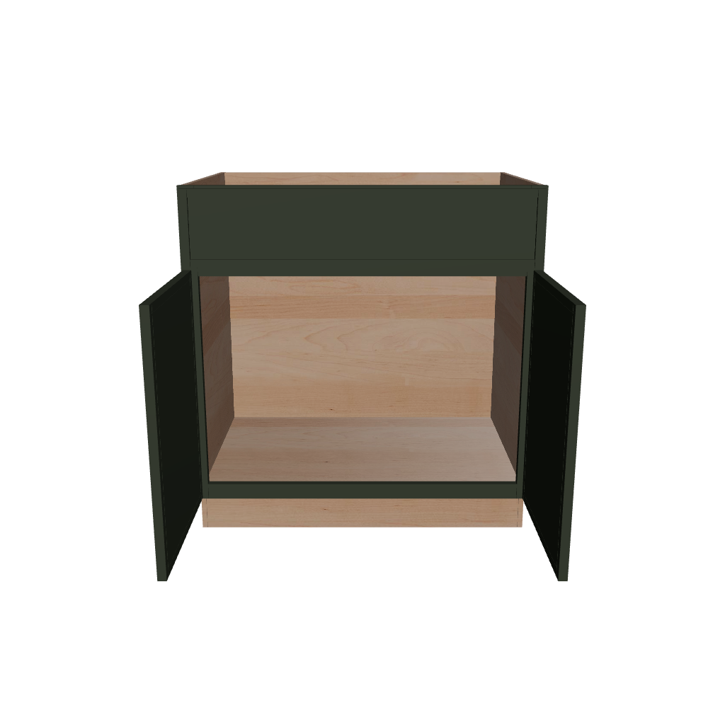 2" H X 24" D Double Door Sink Base Cabinet