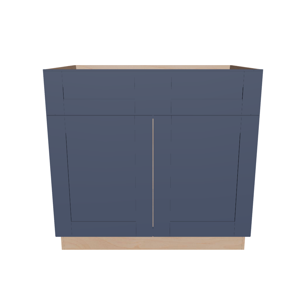 2" H X 24" D Double Door Sink Base Cabinet