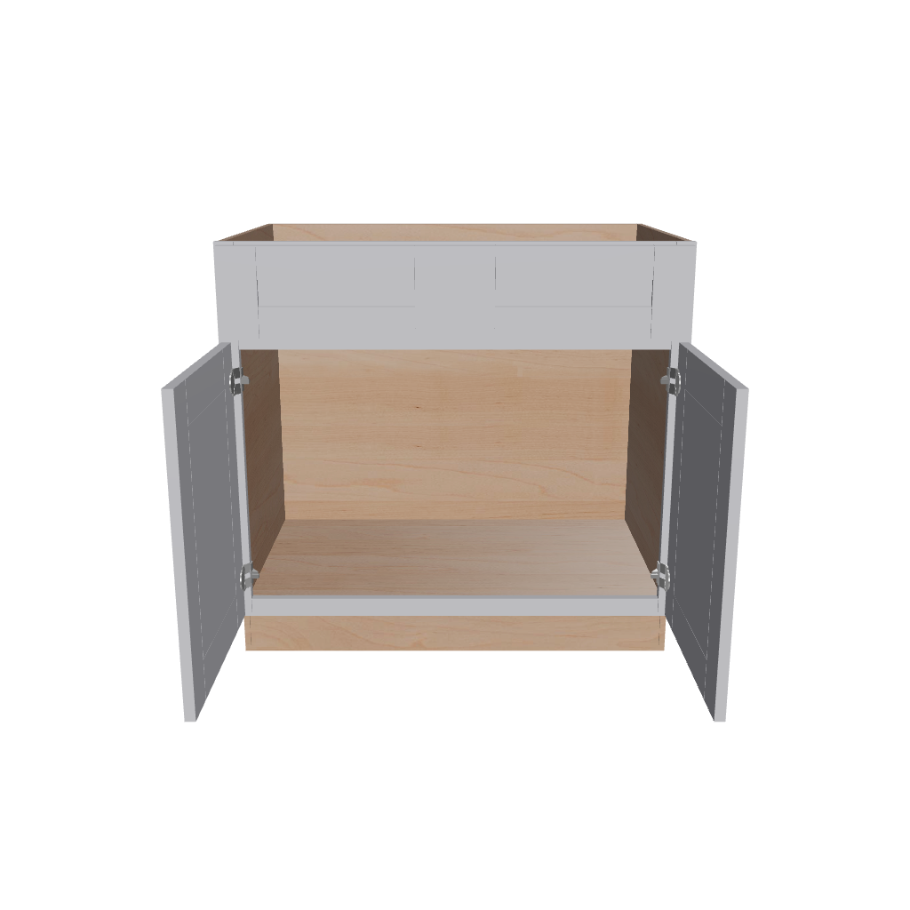 2" H X 24" D Double Door Sink Base Cabinet
