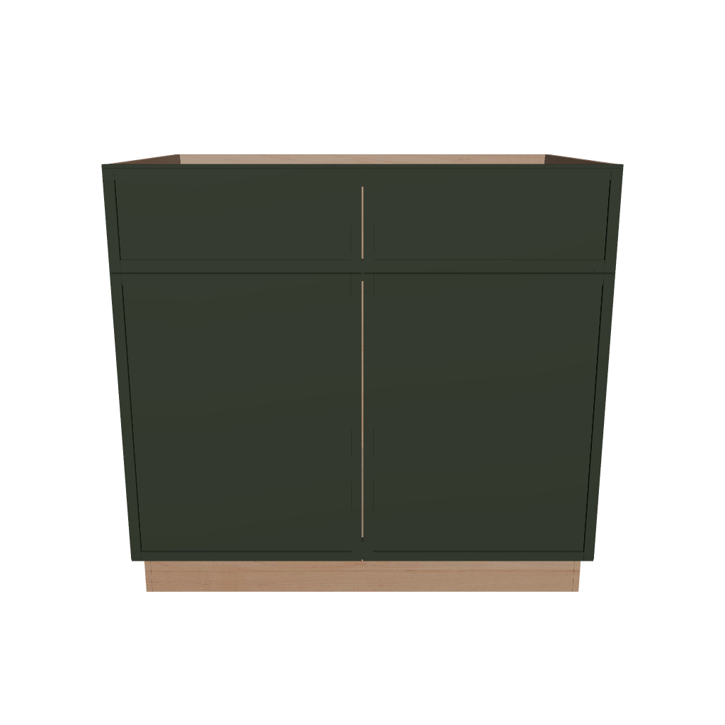 2" H X 24" D Double Door Sink Base Cabinet