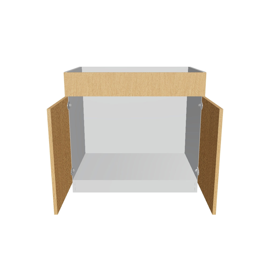 2" H X 24" D Double Door Sink Base Cabinet