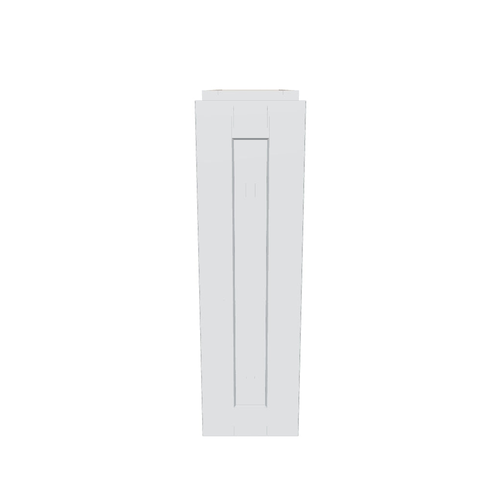 J&K White Shaker S8 Spice Pull Out Base   09" W