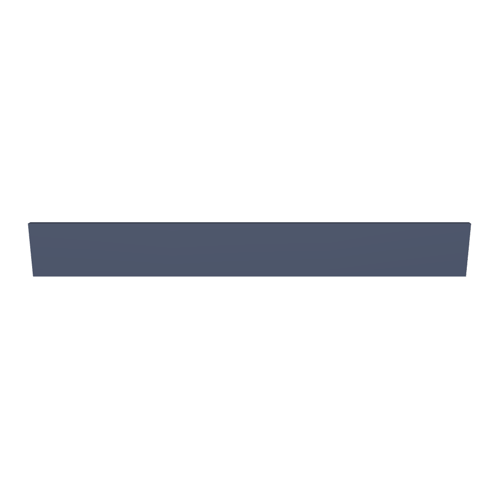 Modernform Cabinet Signature Blue 6" W X 96" H Bottom Molding