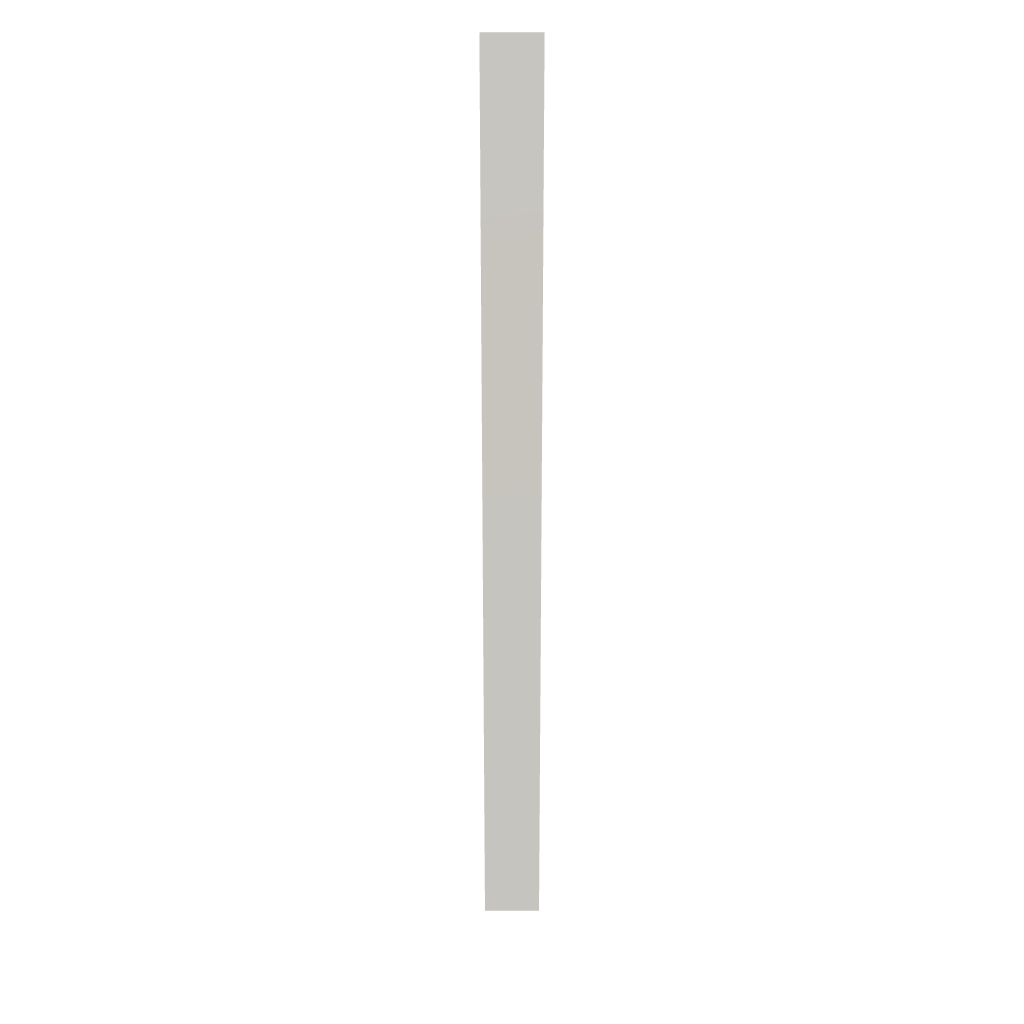 Modernform Cabinet Slim Dove White 6" W X 96" H Tall Filler