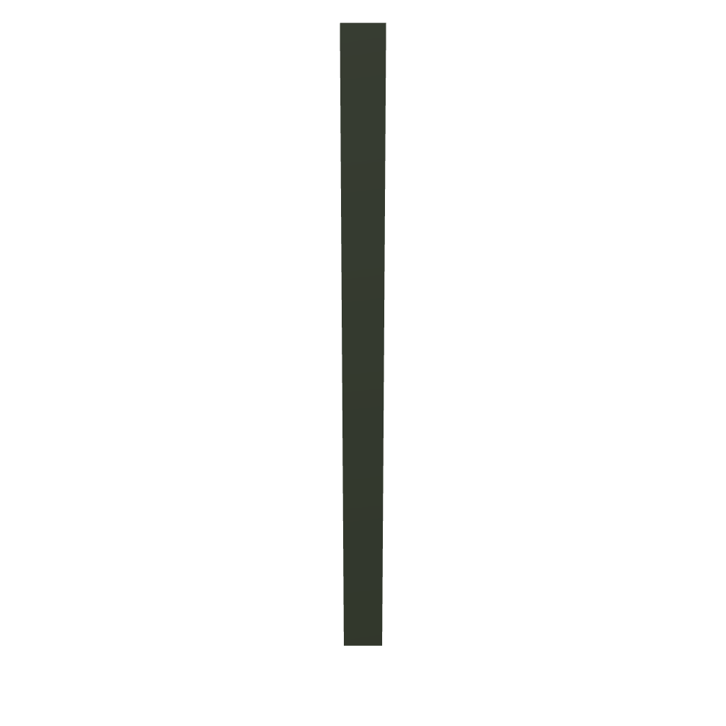Modernform Cabinet Slim Sage Green 6" W X 96" H Tall Filler