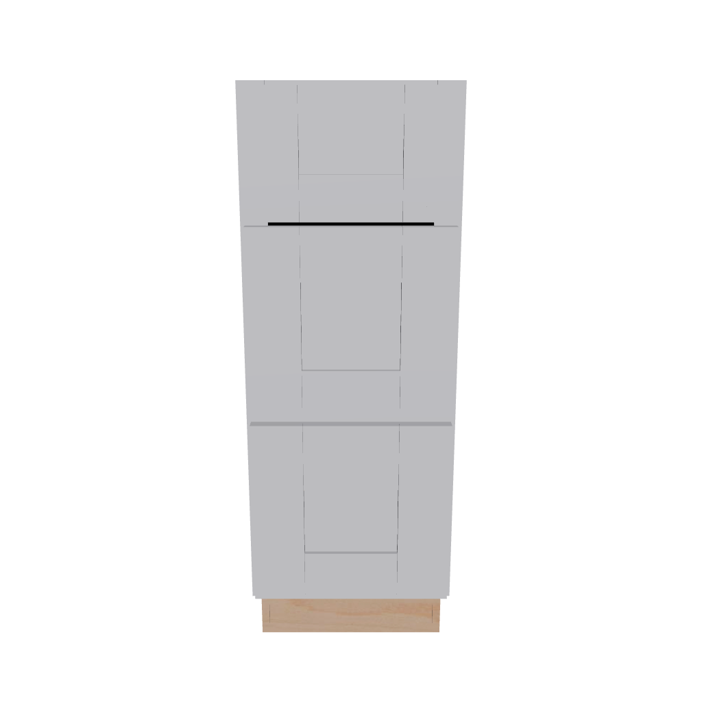 2" H X 21" D Vanity Base with 3 Drawers